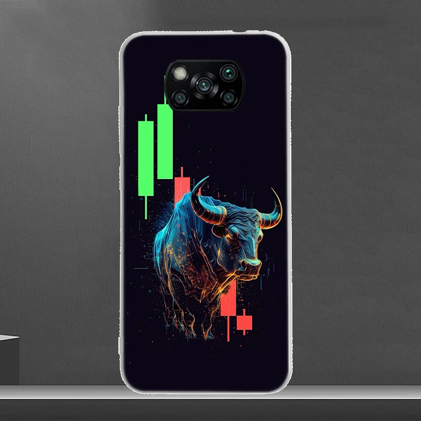 Trade Investment Forex Stock Market Phone Case For Xiaomi Poco X3 Nfc X5 X6 Pro F6 F5 F4 F3 F2 F1 X4 GT M5 M5S M4 M3 Luxury Soft