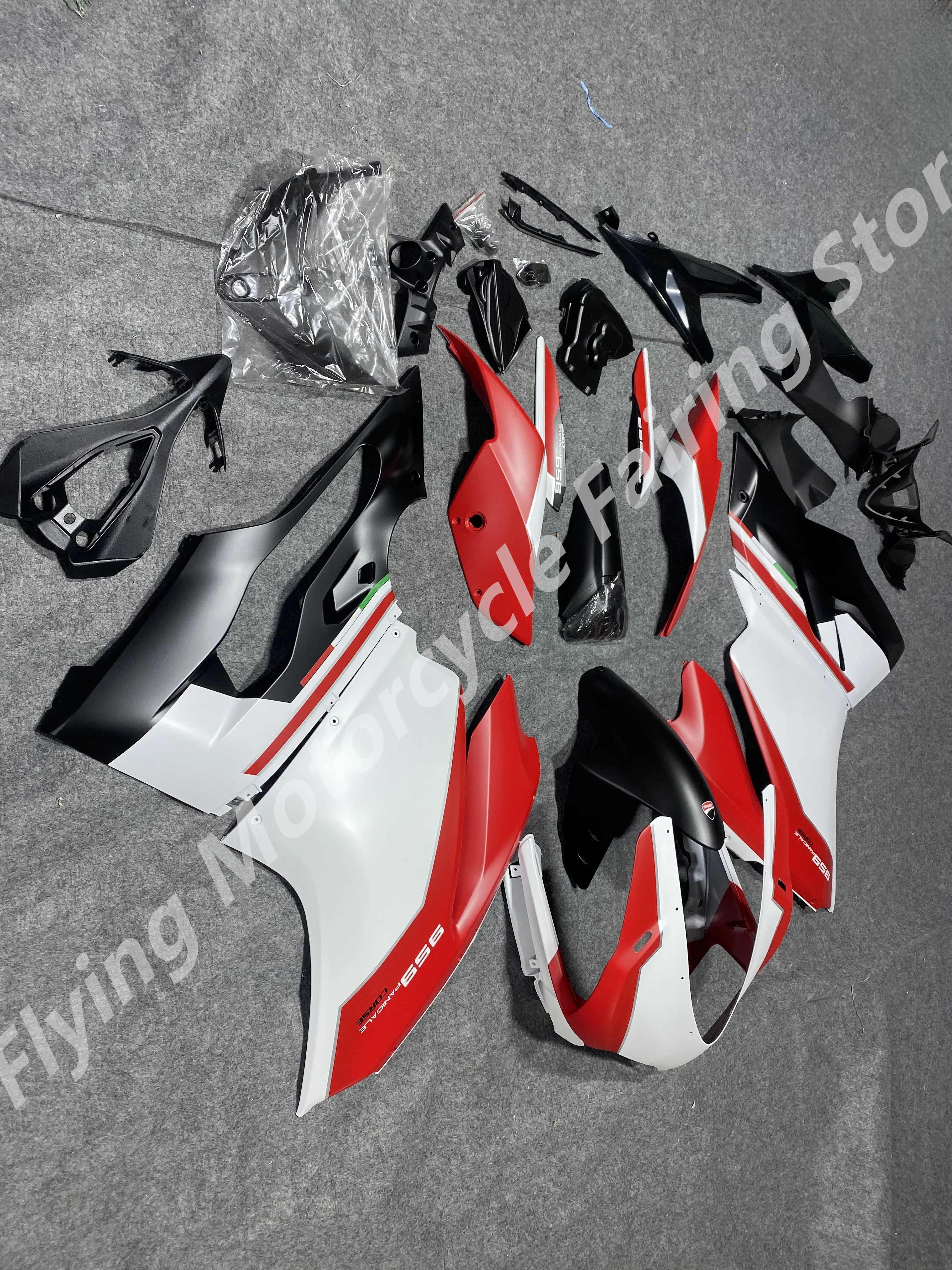 Motorcycle accessories Fairing Bodywork Kit For Ducati 899 1199 Panigale 2012 2013 2014 ABS Plastic black red white