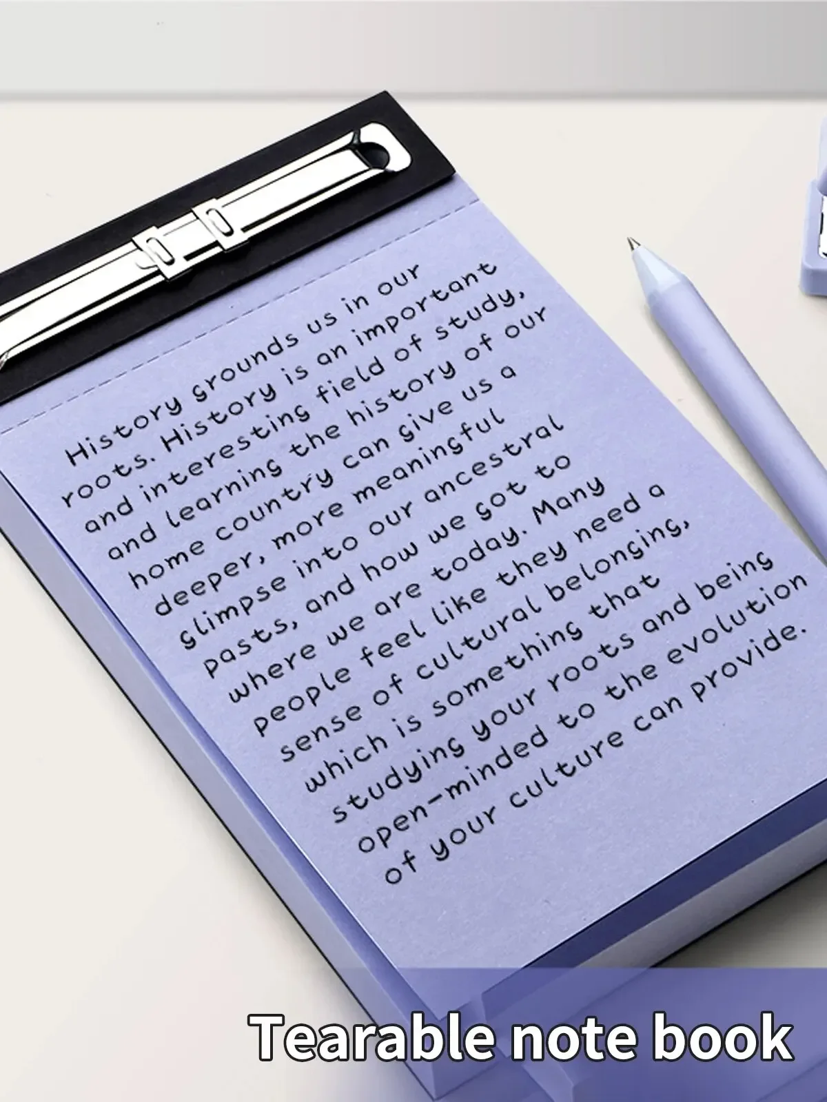 Notizbuch kann zerrissen werden, für Studenten, Studium, Memo, Handkonto, nicht klebender Notizblock, blanko, vierfarbiges Notizbuch, Taschennotizblock
