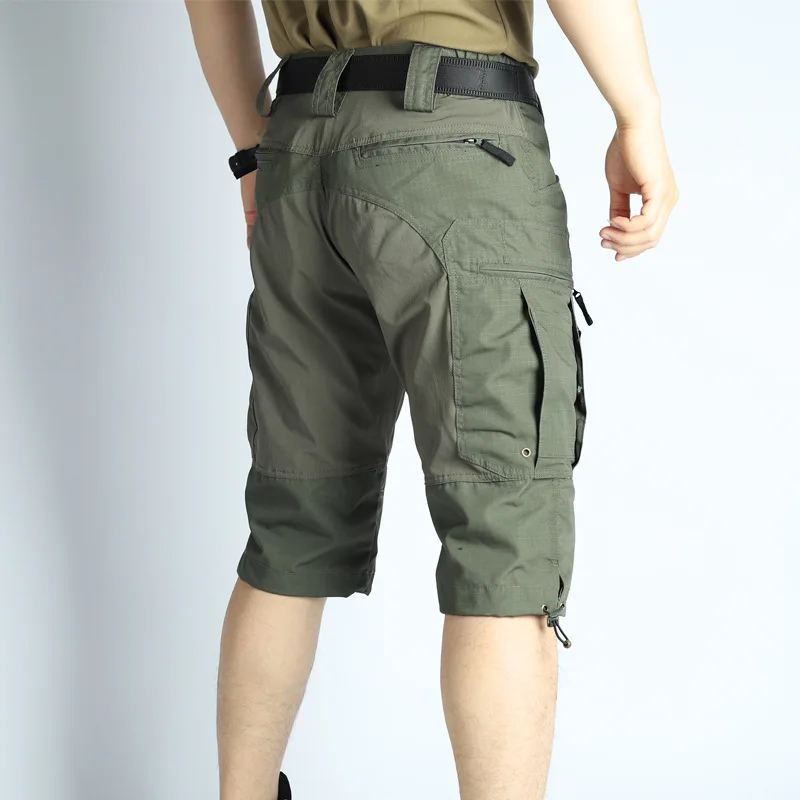 2024 New Tactical Shorts Men's Multi Pocket Wear-resisting Cargo Shorts Outdoor Climbing Camping Shooting Half Pants Male M-3XL