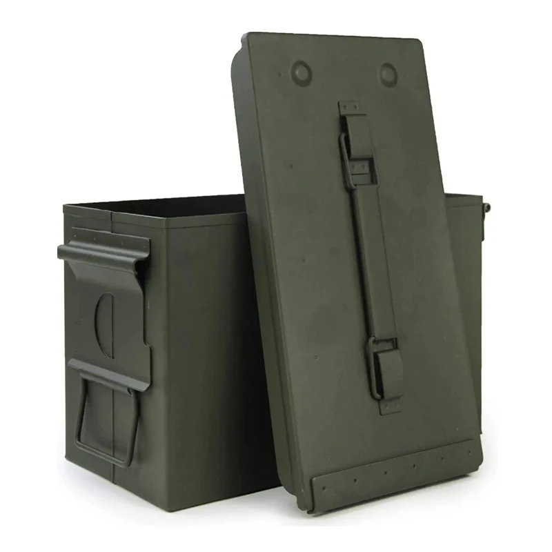 صندوق ذخيرة آمن من المصنع مباشرة، صندوق ذخيرة مقاوم للماء من الفولاذ والمعدن فعال من حيث التكلفة للخزائن