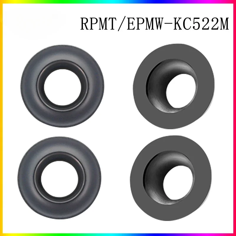 

NEW 100% R5 R6 round Insert RPMW RPMW1204 RPMW1003 blade KC522M for processing HRC48-68 degrees less than quenching material