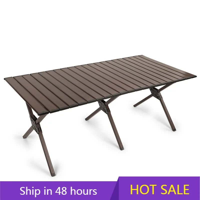 

YTYIN Modern Portable Outdoor Folding Table and Chair Set Aluminum Alloy Metal Foldable Outdoor Furniture for Camping 1-2 People