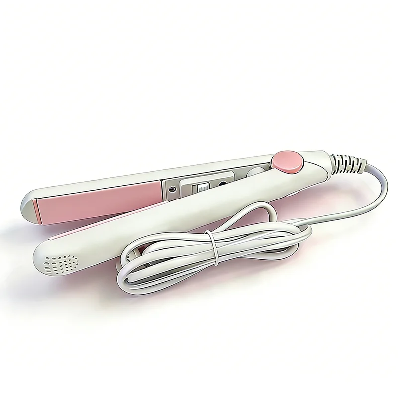 Neue Curling Eisen Mini Haarglätter Eisen Keramik Glättung Styling Werkzeuge Haar Curler Flache Eisen Bart Haarglätter