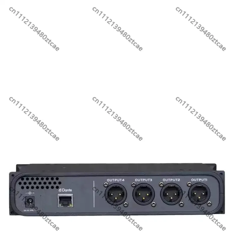 Single Channel Network Audio Interface Device, Built-in 48V Phantom Power For Condenser Microphone
