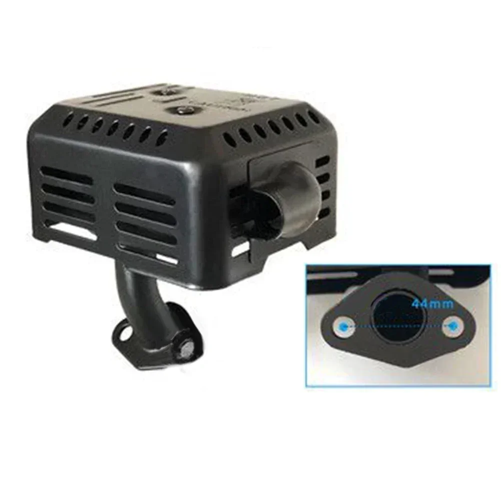 Imagem -05 - Conjunto de Escape Silenciador de Metal para Honda Gx200 168f170f Motor Fazenda Jardim Ferramentas Elétricas Ferro de Alta Dureza Peças