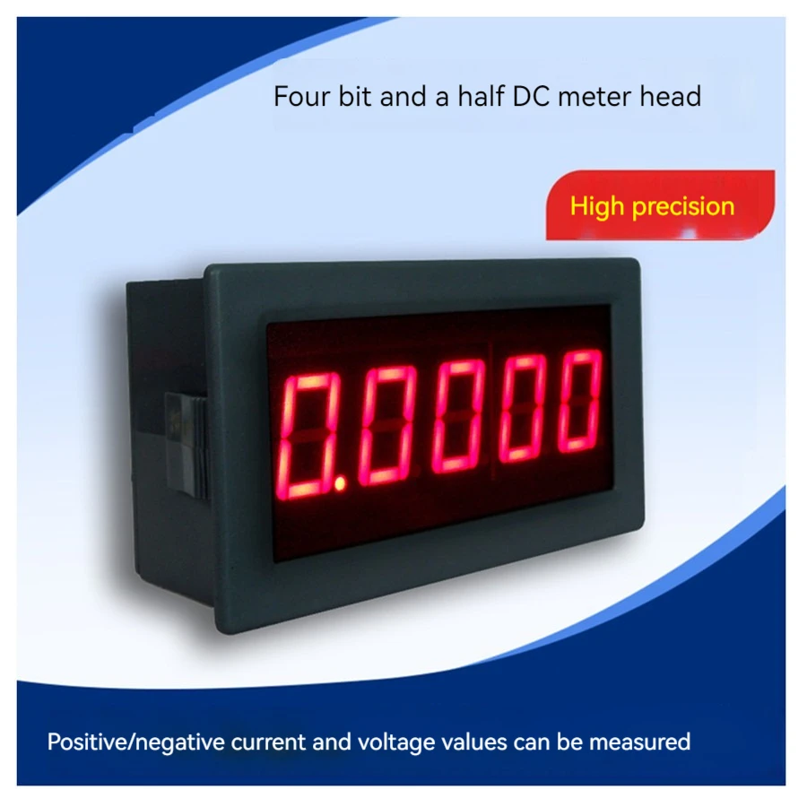Imagem -03 - Quatro Dígitos Voltímetro Digital de Alta Precisão Yb5145b Display Digital Led Milímetro dc Dígitos 20v Cabeça 2v