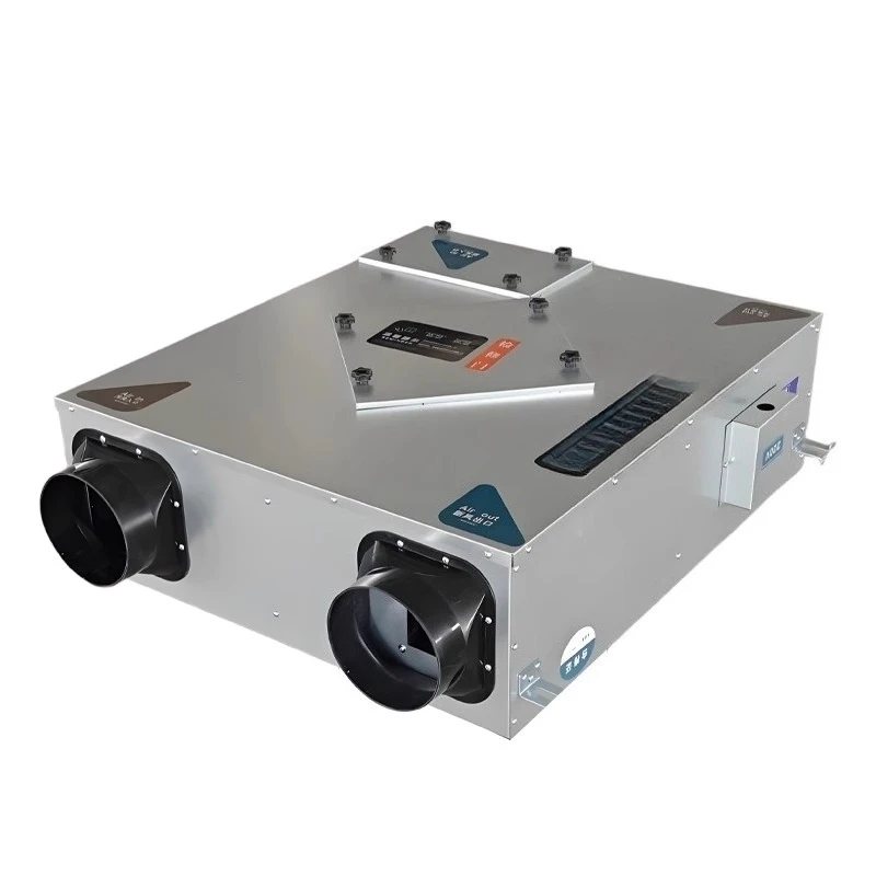 Full Heat Exchange Fresh Air Fan Commercial Silent Fresh Air System Air Supply Purification Integrated Machine Flow Ventilator