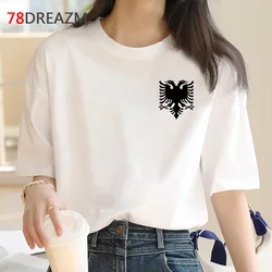 albania tshirt t-shirt men print white t shirt kawaii harajuku casual tshirt couple clothes harajuku