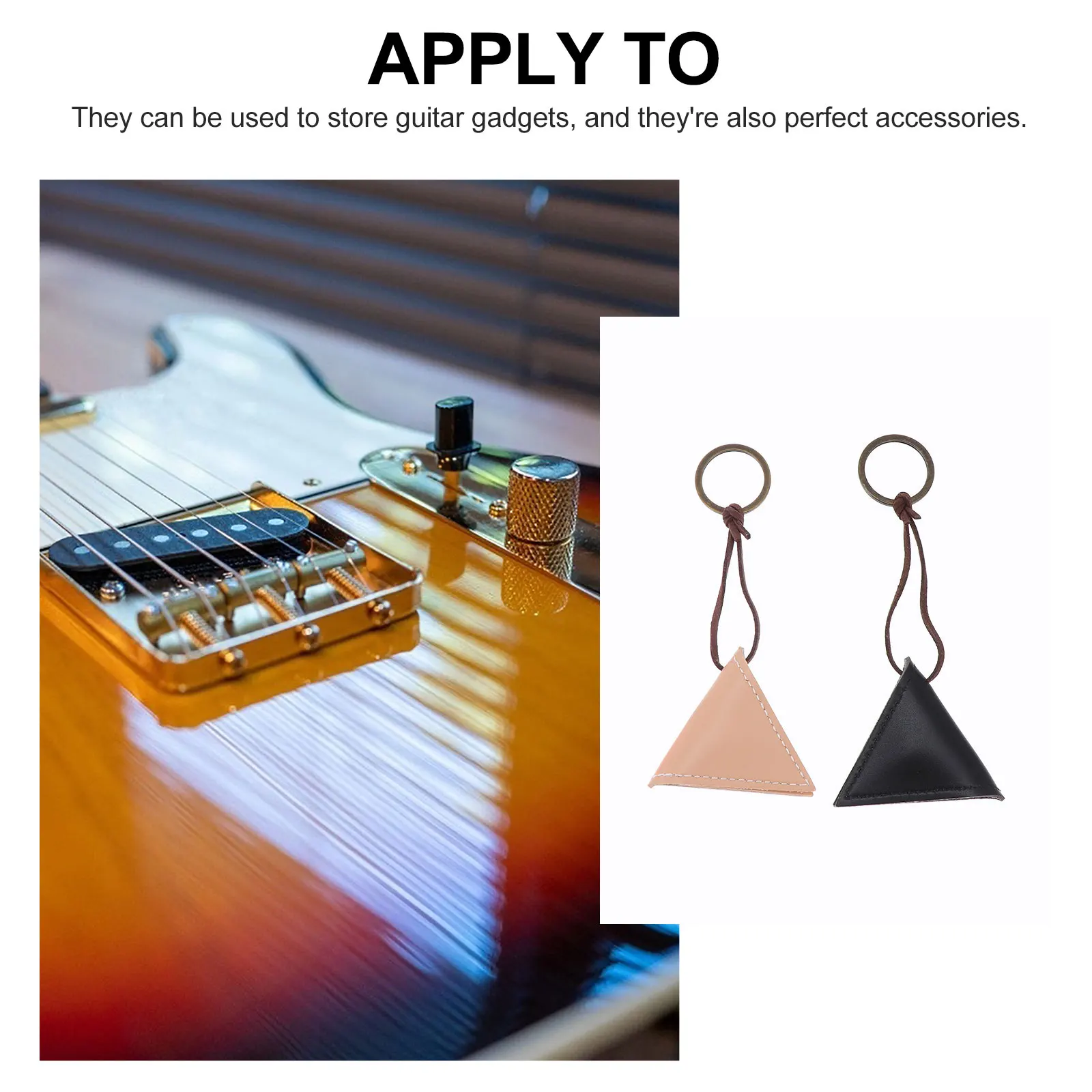 

Auto Accessories Pick Storage Bag Plectrum Bags with Picks Acoustic Guitar
