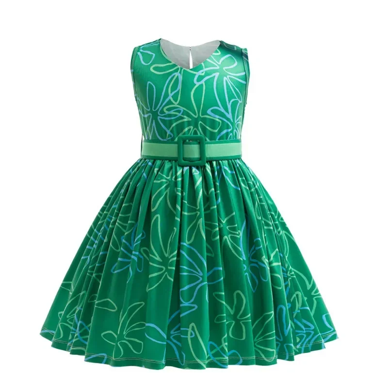 

EE01 2024 Cross border Explosive Children's Dress Mind Agent Team 2 New Fashionable Dress for Girls and Babies&0Ww