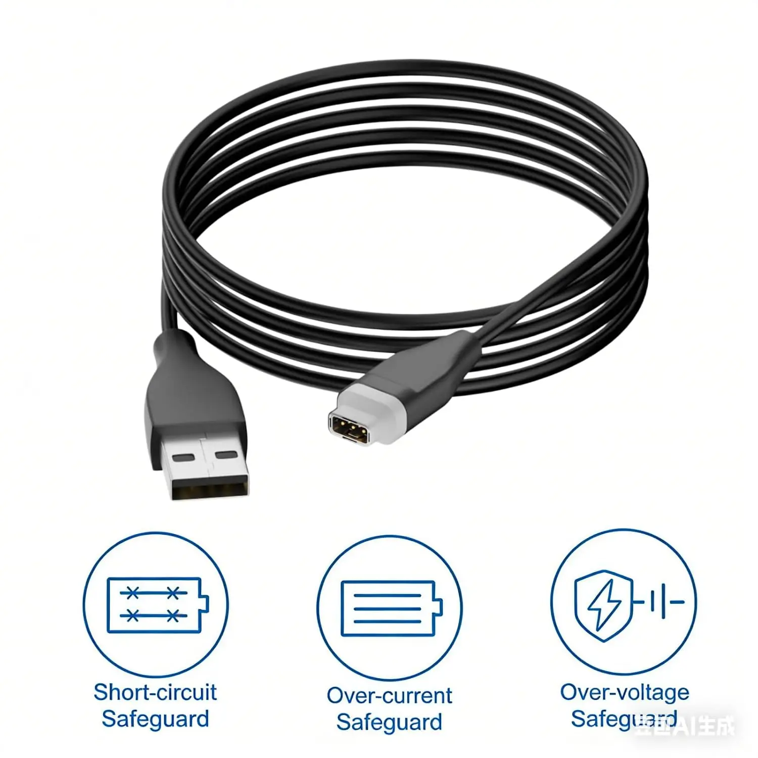 Replacement Charging Cable Cord For Coros Sport Watch For Coros Pace2/Apex/Apex Pro/VERTIX/VERTIX 2 Smartwatch Accessories