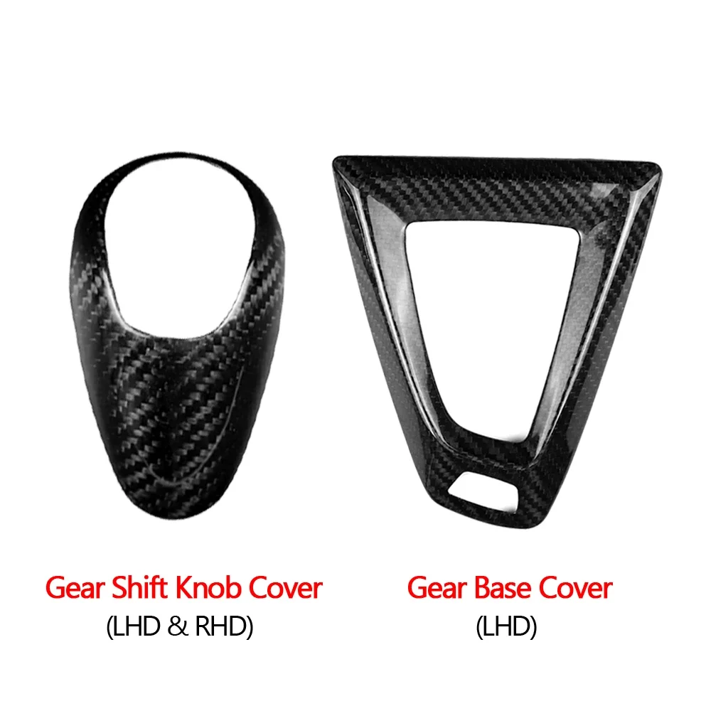 Carbon Fiber Gear Shift Knob Cover Gearshift Shifter Sticker For BMW M2 F87 M3 F80 M4 F82 F83 M5 F10 X5M F85 X6M F86