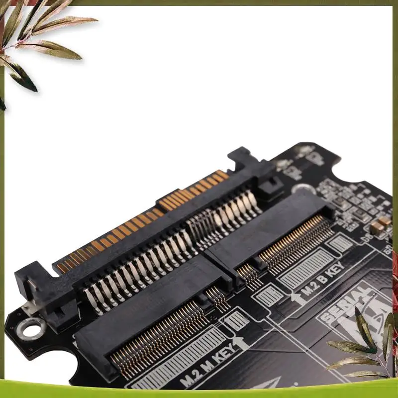 New-3X 2 In 1 M.2 Nvme SATA U2PCB M.2 NVME SSD Key M Key B SSD To U.2 SFF-8639 Adapter Pcie M2 Converter Desktop Computer