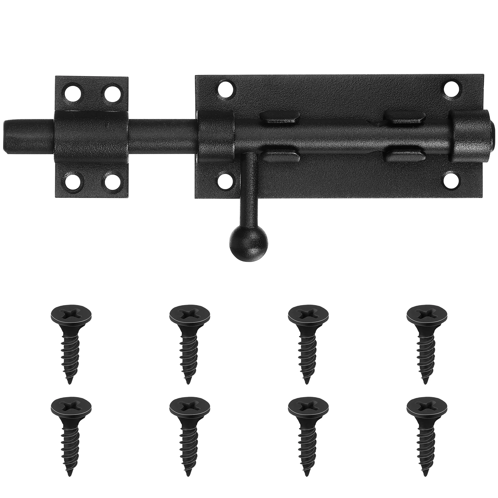 

Stainless Steel Slide Bolt Sliding Bolt Lock Lock Padlock Hole Smooth Opening Gate Latch Durable Garage Home Hardware