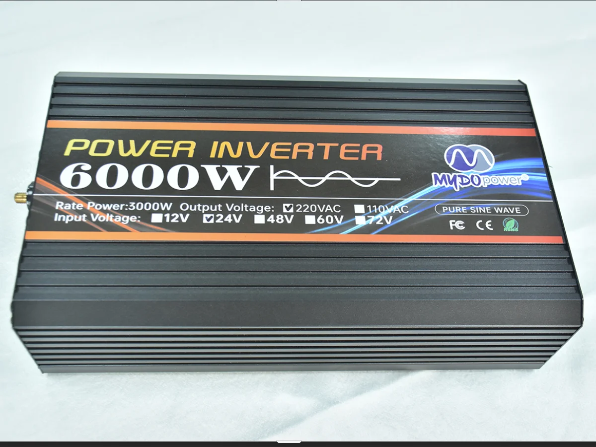 

6kw 12V to 220V 110V Solar Car Home Off-grid Photovoltaic Pure Sine Wave Inverter China