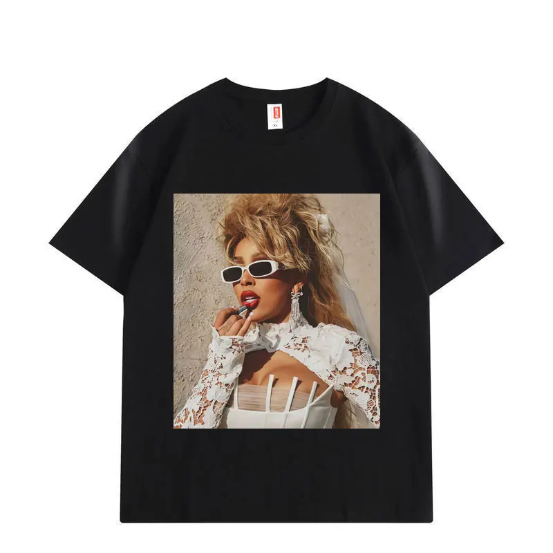 

Rapper Doja Cat Graphic T Shirts Men Women Clothing Fashion Aesthetic Short Sleeve T-shirts Summer Casual Loose Cotton T-shirt