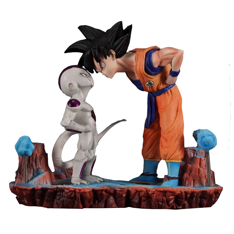 Anime Dragon Ball Z Frieza Vs Son Goku Beeldje 15Cm Gk Pvc Actiefiguren Standbeeld Collectie Model Speelgoed Geschenken Ornamenten Standbeelden D