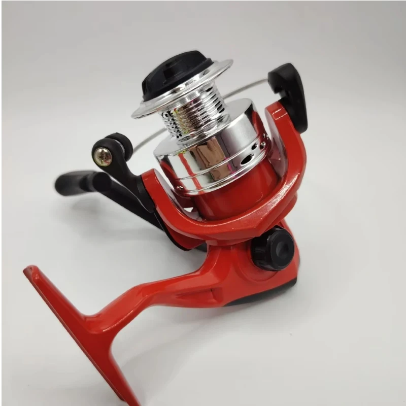 Colorful portable folding arm fishing line wheel freshwater and seawater dual-use spinning wheel entry-level fishing equipment