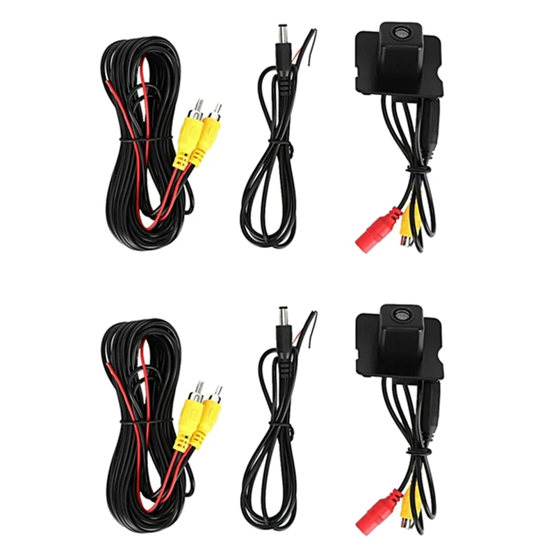 2X Rear View Backup Parking Reverse Camera For Mercedes Benz W251 W164 X164 R300 350 450 ML300 350 GL350 450 Class