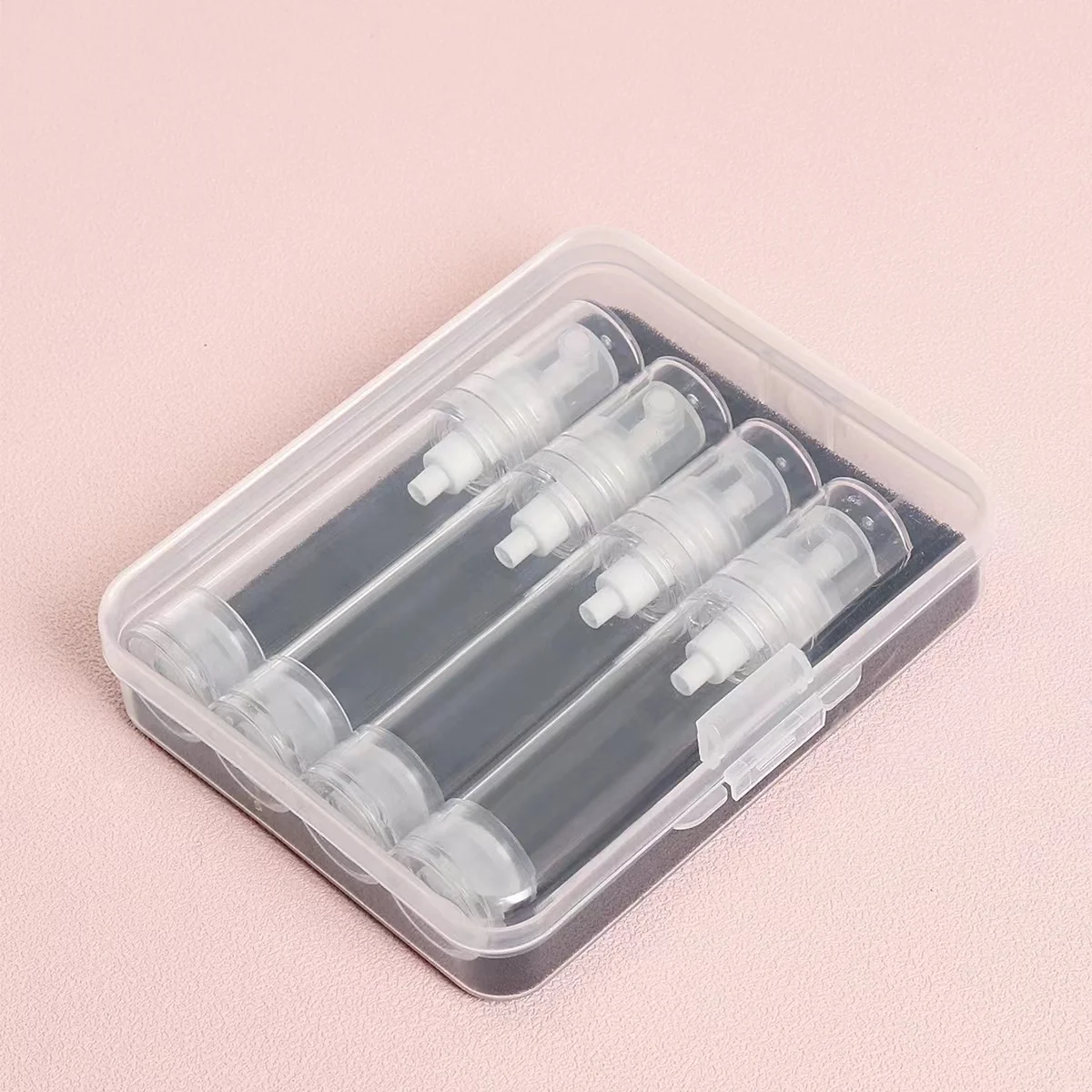 3/4 Stuks 5/10 Ml Als Vacuüm Spray Lotion Lege Sub-Bottelen Set 5 Ml 10 Ml Hervulbare Draagbare Reizen Cosmetische Fles Op Vliegtuig