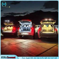 For Audi RSA4A6A7LQ5A3A5A8 Trunk Atmosphere Light Car Interior Decoration Supplies Modification Accessories