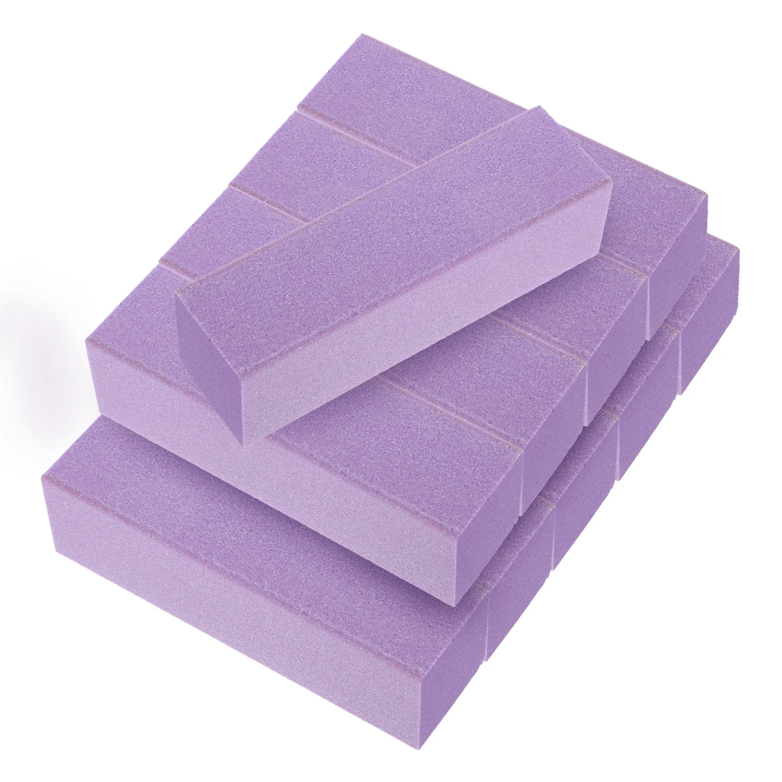Bloques amortiguadores para uñas, limas duraderas para manicura, herramientas pequeñas de esponja portátiles para pulir y limar uñas, 10 Uds.