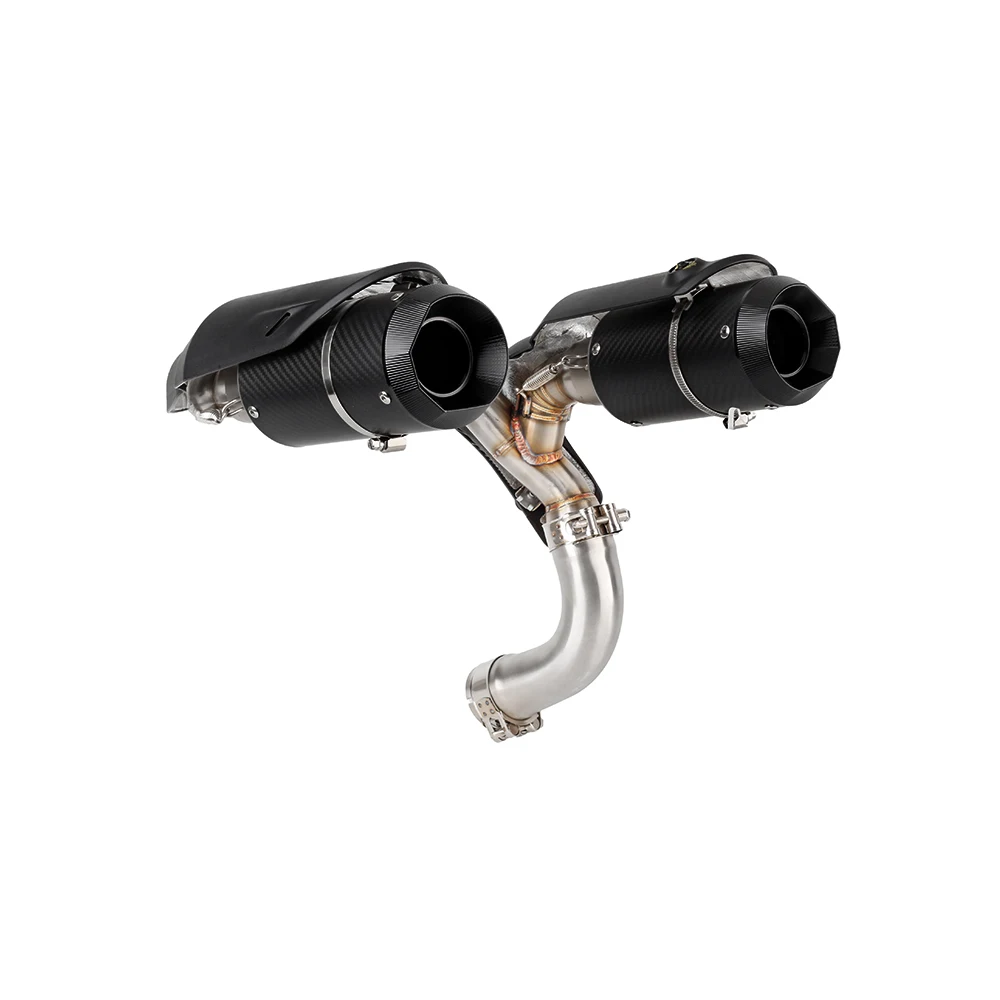 Per Ducati Panigale V2 / V2S 2025 2026 Street Fighter V2 / V2S 25-26 Terminale di Scarico Moto Slip-On