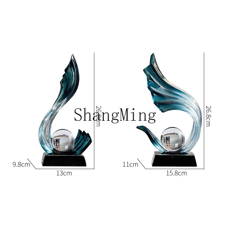

PYH light luxury high-end wine cabinet ornament TV cabinet entrance home decoration office wind and water living room