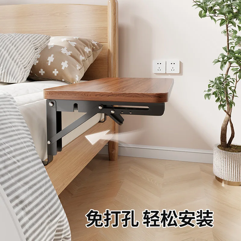 Bedside table Foldable household bedroom Bedside shelf Small side table Rental room Storage artifact Side cabinet