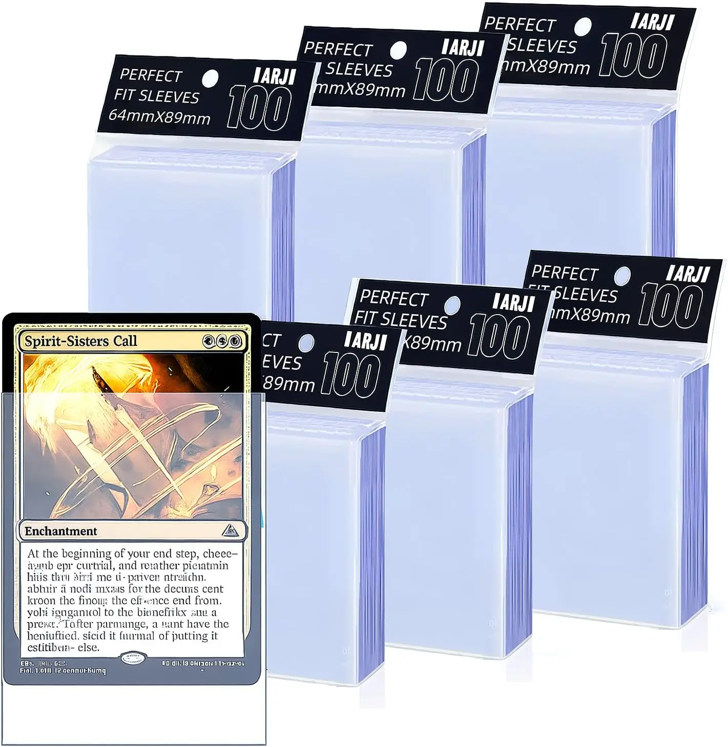 

600 Clear Perfect Fit Card Sleeves for MTG TCG Gaming Cards, Inner Sleeves for Double-Sleeving, High Clarity Protection