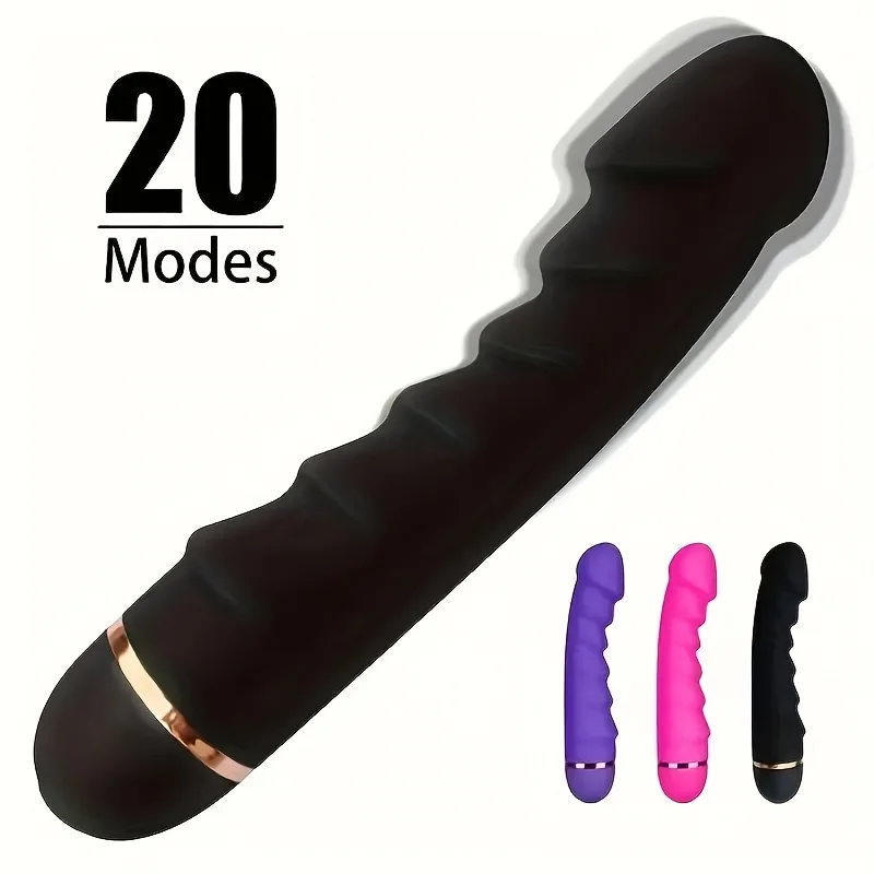 Vibrateurs point G à 20 fréquences pour vagin/anus, jouets sexuels pour adultes, jouets pour adultes, jouets sexuels féminins, Sexy (sans batterie), 1 pièce