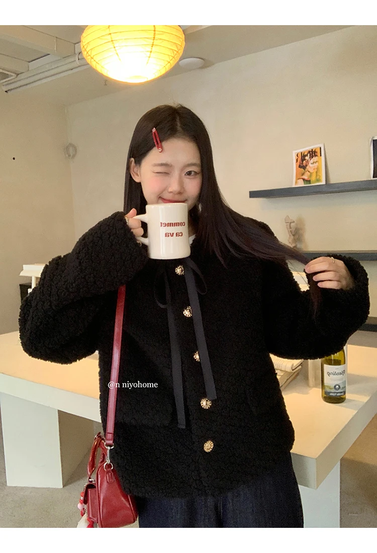 

Tweed Jacket Purple Womens Summer Sequined Chiffon Minimalism Vintage Lace Cotton Decorated Lace-Up Pleats Fringe Cropped Gentle