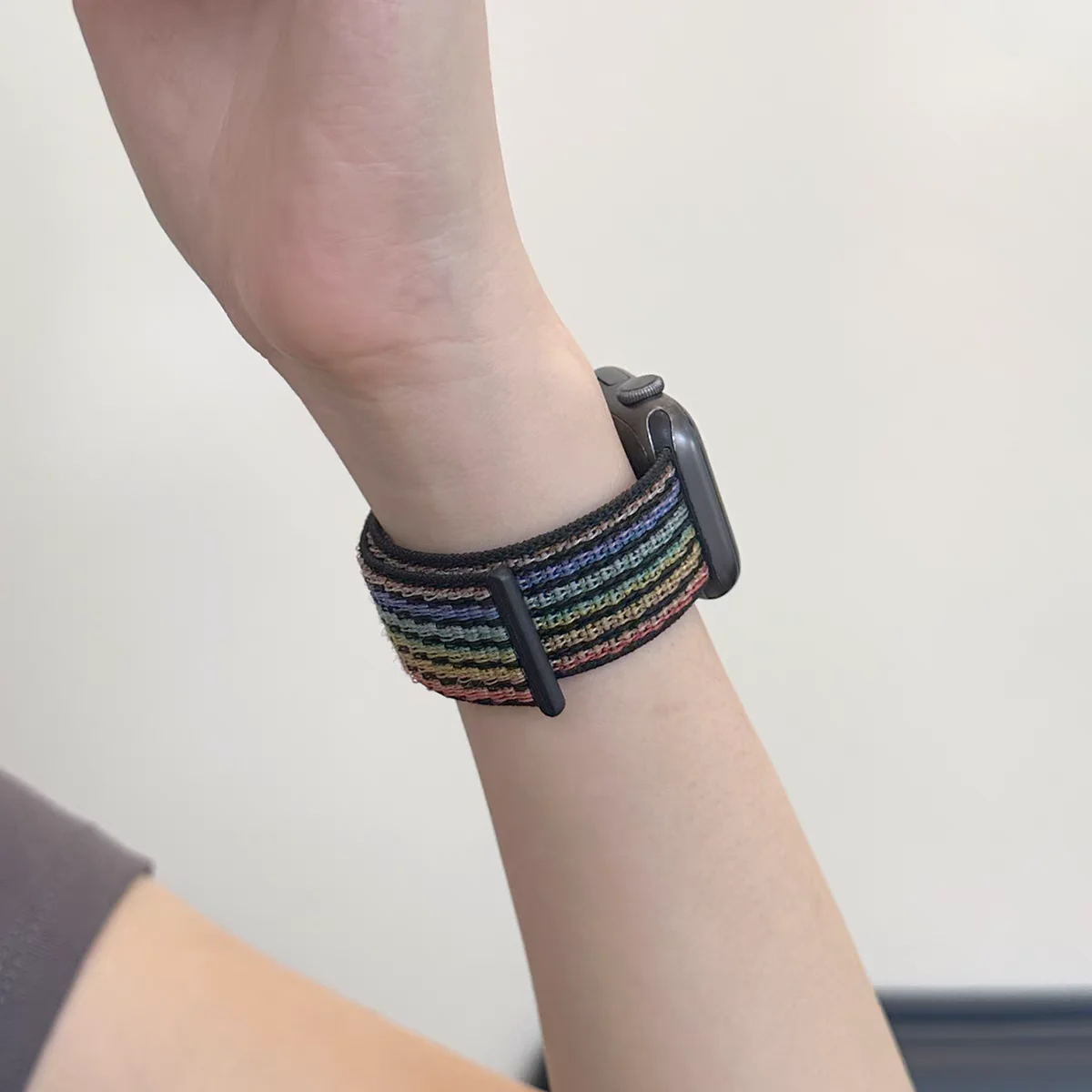 Nylon-Schlaufenarmband für Apple Watch Ultra 49mm 42mm 40mm 45mm 44mm 46mm Sport-Armband Iwatch-Bänder Serie 12 11 10 9 8 7 6 – Detail 8