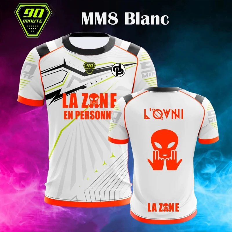 

Summer 90 Minute Quick Drying Outdoor Sports Men's 3d Printed Jersey Mm9 Series Jul Football Jersey Super Large Fitness T-Shirt