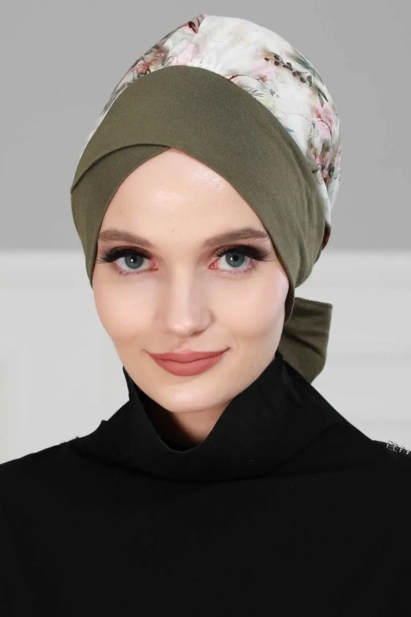 Belted gekämmte Knochen Olive muster