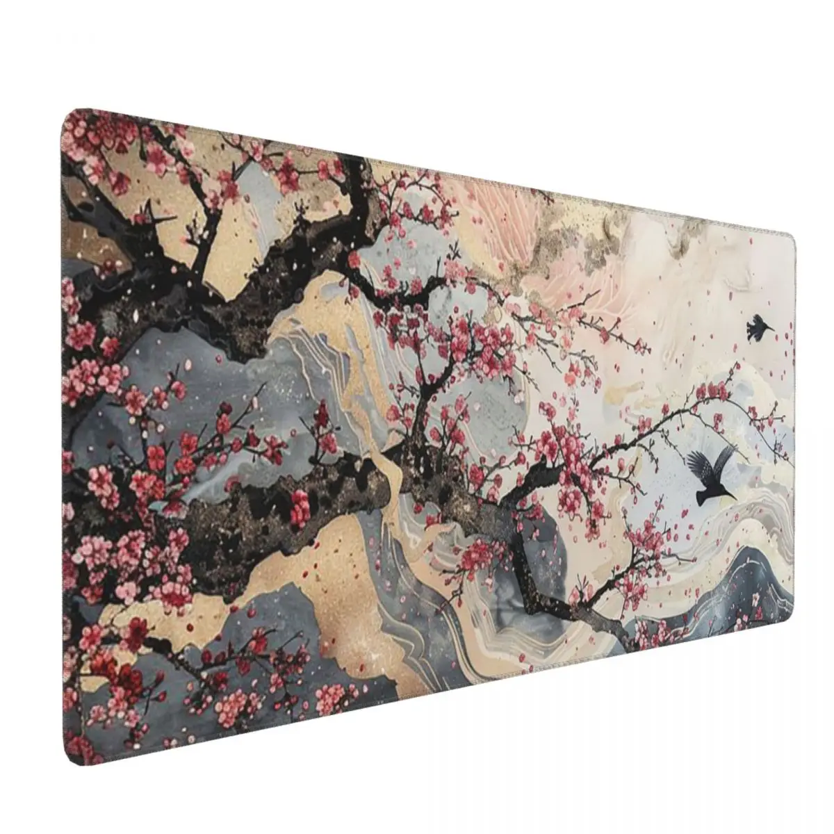 

Large Mouse Pad Sakura Japanese Art Gamer PC Laptop Mats Keyboard Carpet Computer Gaming Office Accessories Desk Mat