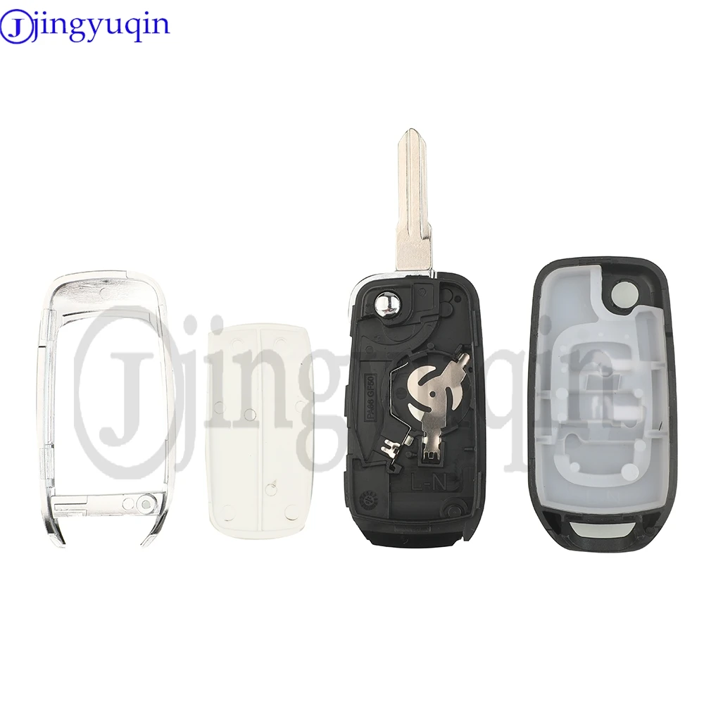 

Модифицированный корпус ключа-пульта Jingyuqin с 2/3 кнопками для Renault Megan, Modus, Clio, Kangoo, Logan, Sandero, Duster, Opel Almera