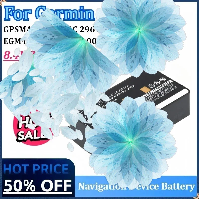 

New 010-10517-00 8.4V 3400mAh 28.56Wh GPS Navigator Battery for Garmin GPSMAP 276 276C 378 478 495 EGM478 010-00543-00 296 376C