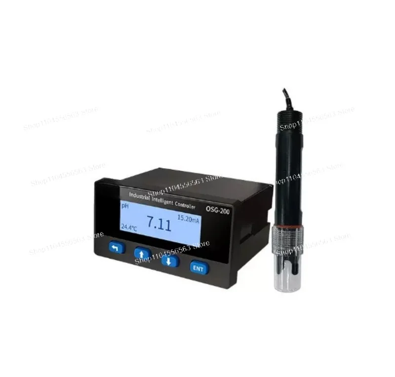 Industrial Online PH/ORP Controller: Waterproof Panel Meter & Electrode Probe Tester