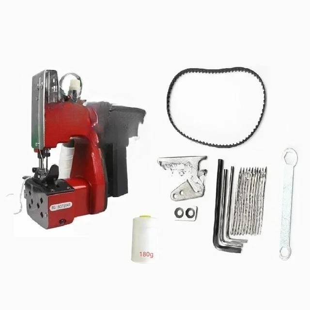 GK-890 Electric Sewing Machine Portable Sealing Machine Automatic Mini Agriculture Textile Industry Sealing Machine  Overlock