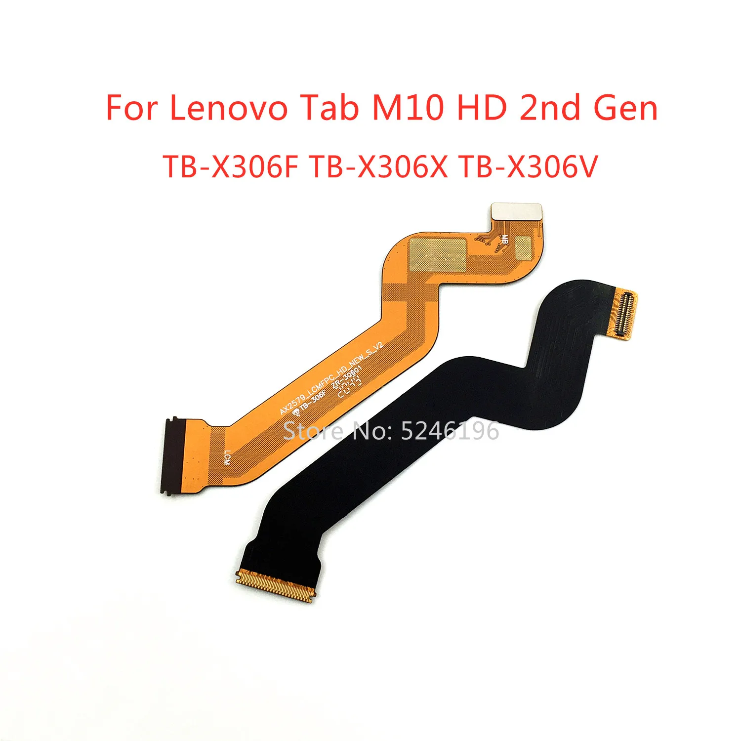 

1 шт. гибкий кабель ЖК-дисплея для Lenovo Tab M10 HD 2-го поколения TB-X306F TB-X306X TB-X306V TB-X306 Замена детали