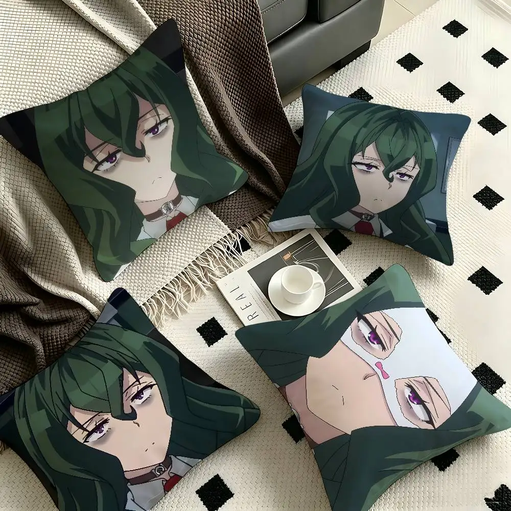 1pc Hyouka Fuwa Shimoneta Pillow Case Fashion Square Pillowcase Bedroom Sofa Room Ins Decoration Leisure