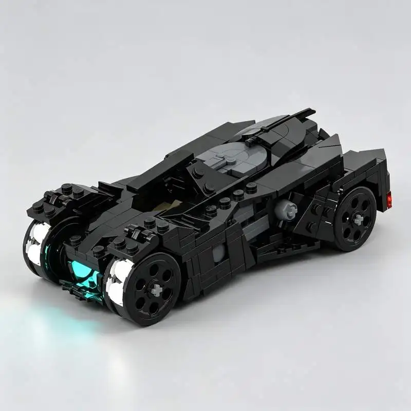 473PCS Black Armored Supercar Building Blocks Model DIY Assembly Set With Opening Cockpit Detailed Wheel Design Display Gift Toy