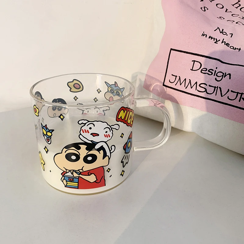 

Korean Style Ins Cute Household Milk Transparent Cup Japanese Small New Glass Student Couple Breakfast Tazas Water Caneca
