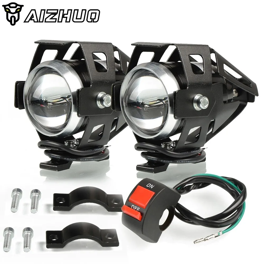 Motorcycle Universal For Yamaha FJR XTZ 1300 1200 FZR400 RR FZR600 RRSP RACER ZE SUP Accessories U5 Auxiliary Lamp LED Headlight