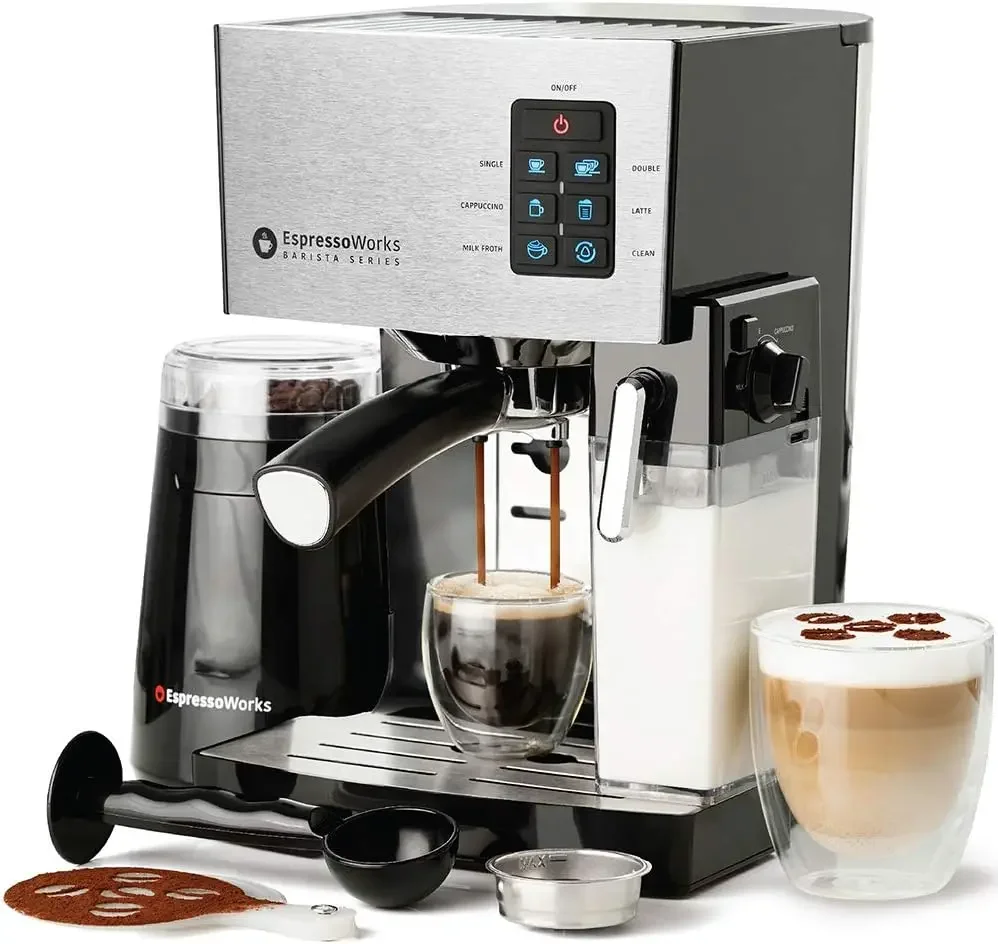 

Espresso-cappuccino Maker Set, Cappuccino And Latte, Brew And 19 Bar, 10 Pcs