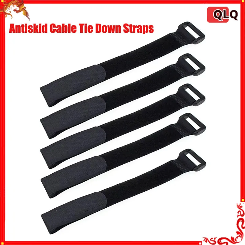 

5pcs/Lots Black Durable Antiskid Cable Tie Down Straps For Rc Car Battery Rc Crawler Tool 2cm*20cm/2cm*30cm Rc Ca Diy Parts