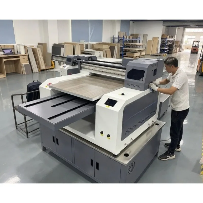 4060 UV Flatbed Printing Machine Dual DX8 Heads Fast Inkjet Printer For Custom Logo Gift Souvenir Printing