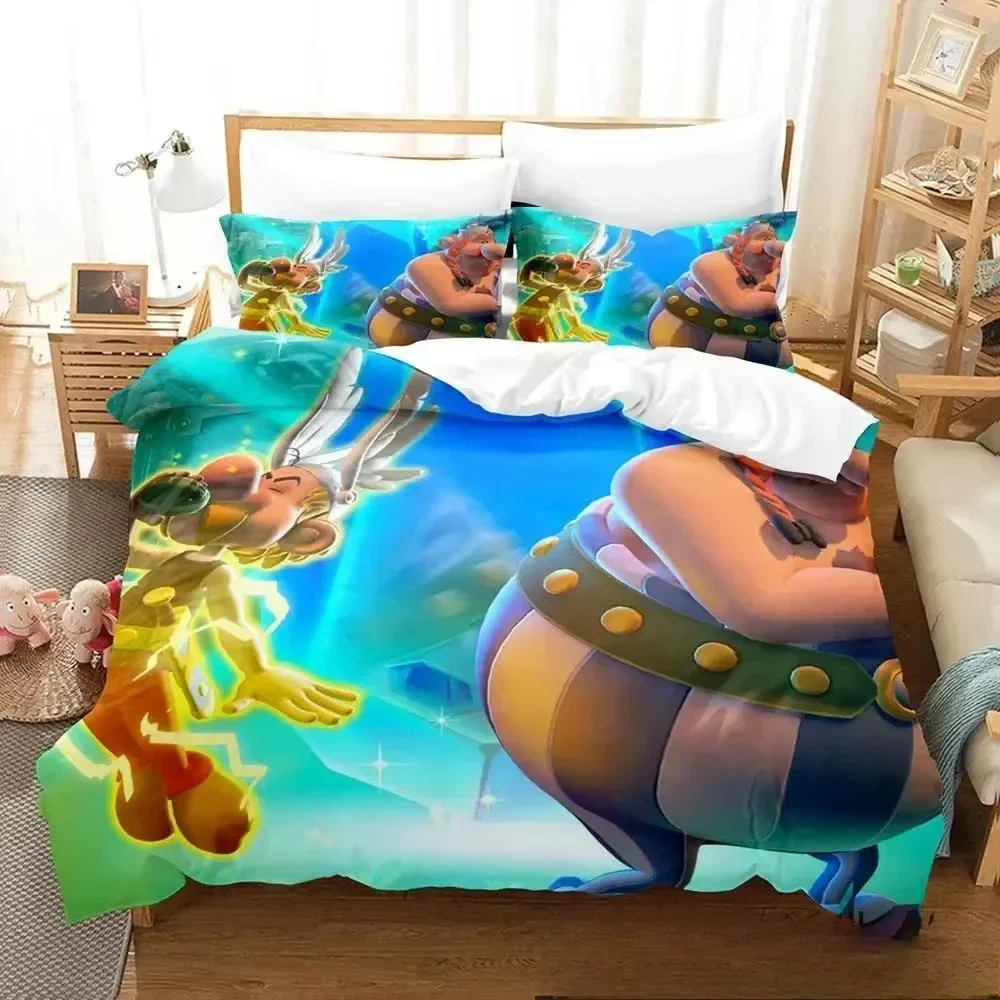 

Gaul Hero Asterix Supplies Set Duvet Cover Set Bedding Sets For Adults Bed With Pillowcases No Filling Luxury Birthday Gifts